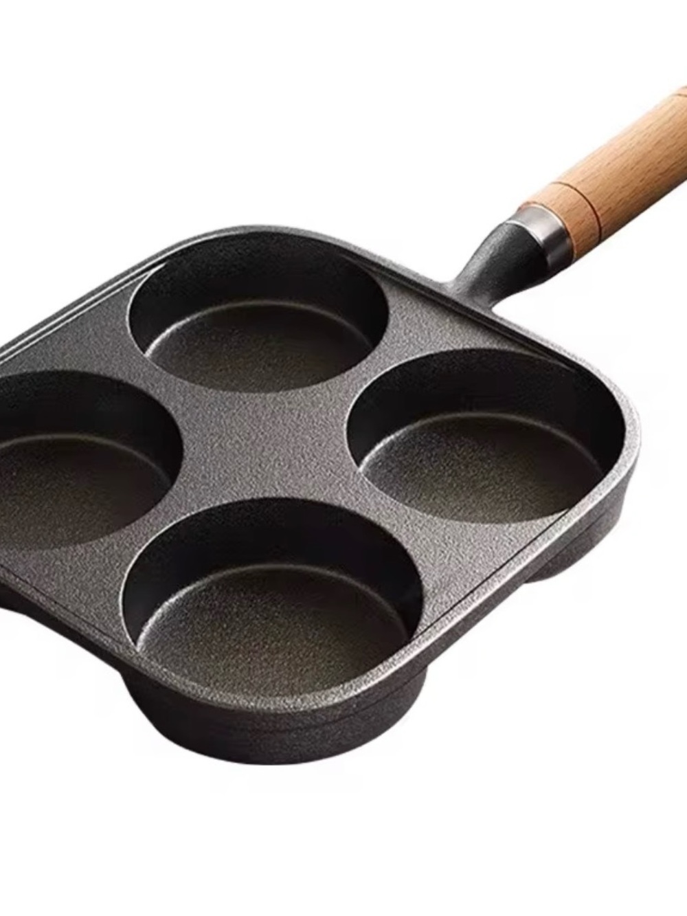 Cast iron 4 hole pan